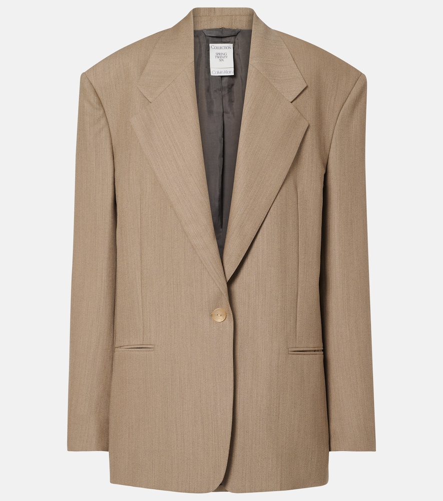Calvin Klein Collection Avery Wool Blend Jacket
