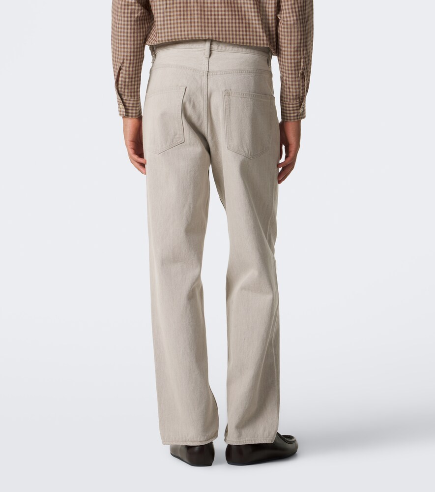 Hard Twist Faded Wide-Leg Jeans