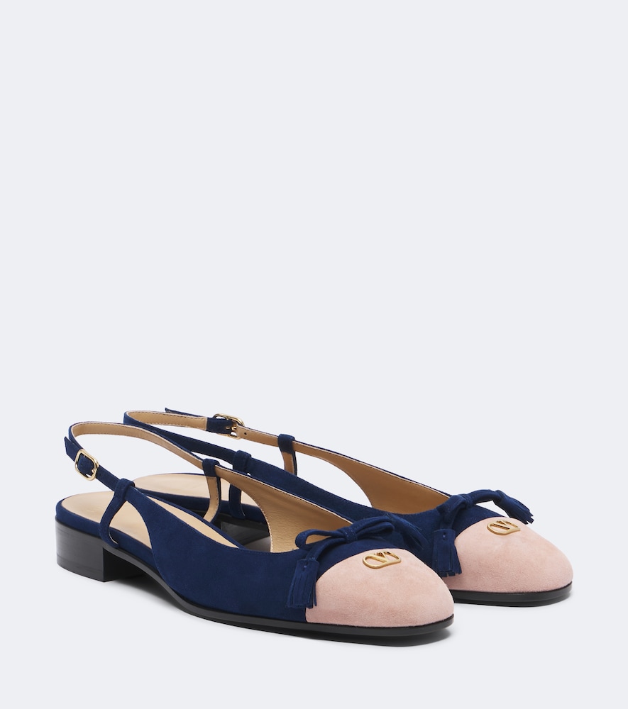 Ballerine slingback Valet Du Roi in suede