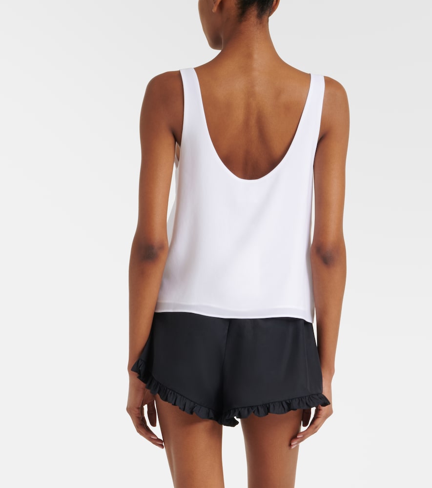 Frill Cotton Poplin Shorts