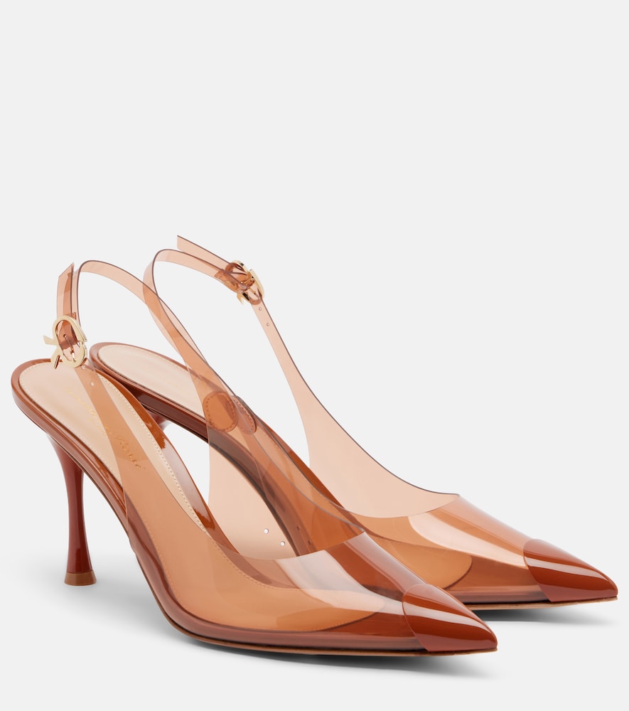 Gianvito Rossi Diana TPU slingback pumps