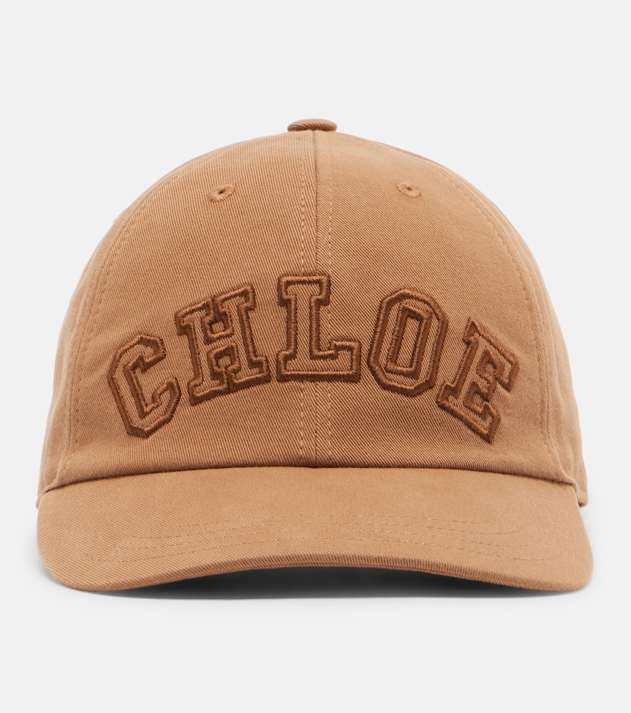 Chloé Chloé Signature Canvas Baseball Cap
