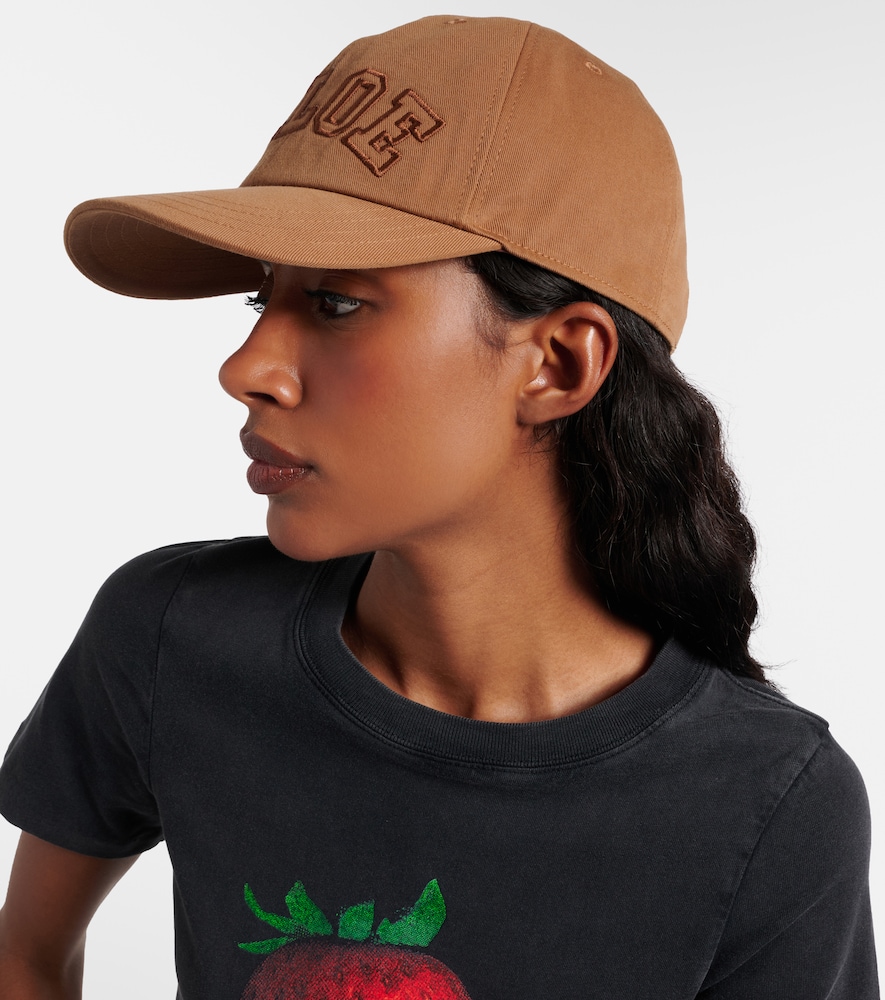Chloé Chloé Signature Canvas Baseball Cap