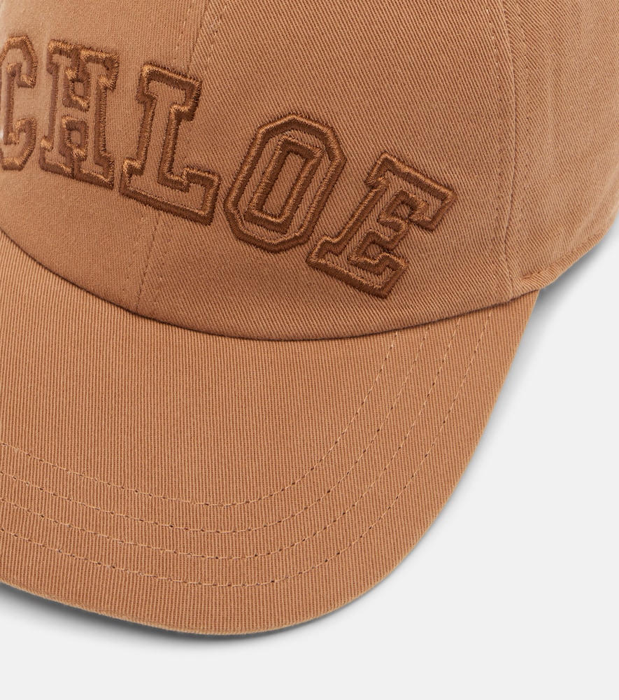 Chloé Chloé Signature Canvas Baseball Cap
