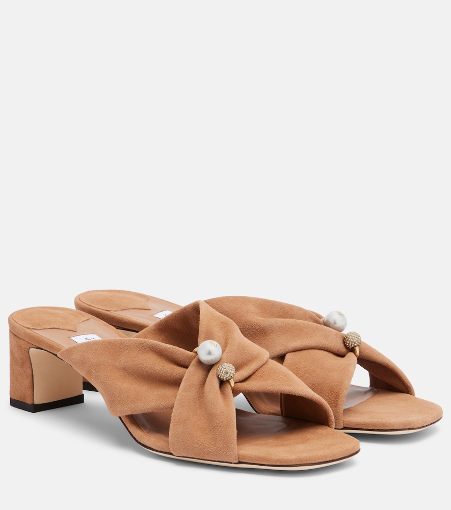 Mules Rafi aus Veloursleder