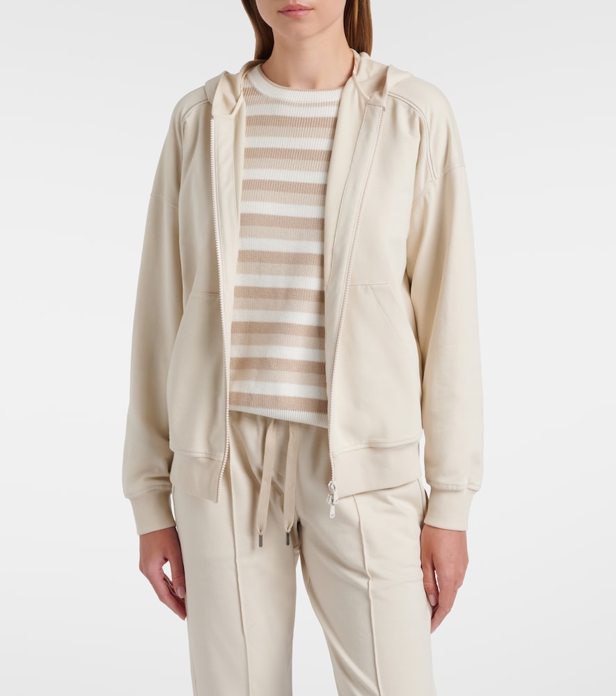  Brunello Cucinelli Brunello Cucinelli Kapuzenjacke Monili Aus Baumwolle 
