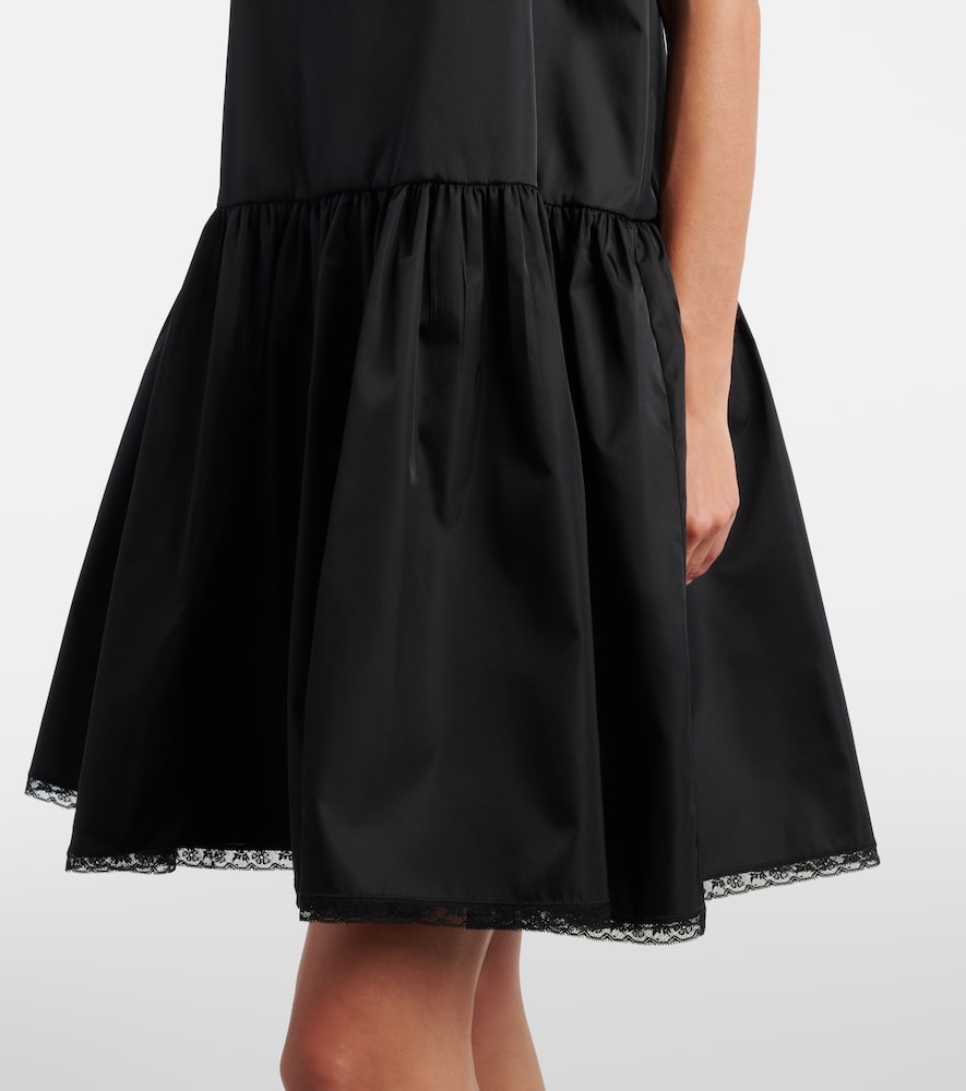  Prada Prada Re-nylon Lace-trimmed Minidress 