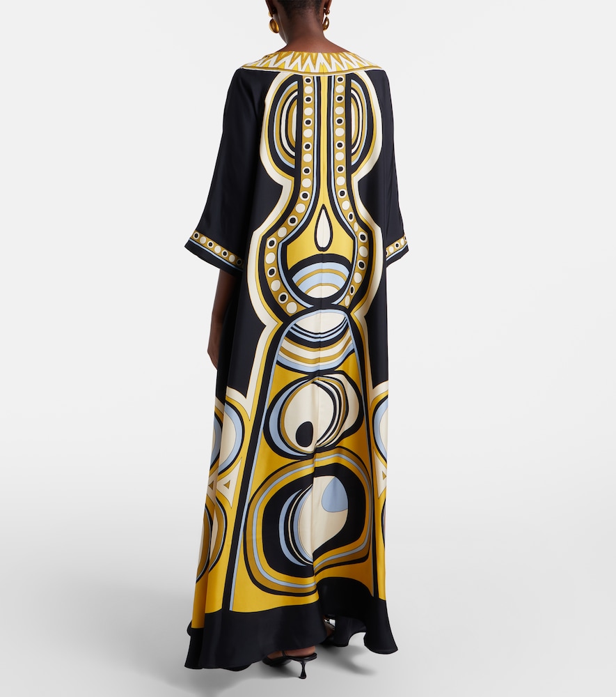 La DoubleJ Muumuu printed silk twill maxi dress | Thumbnail 2