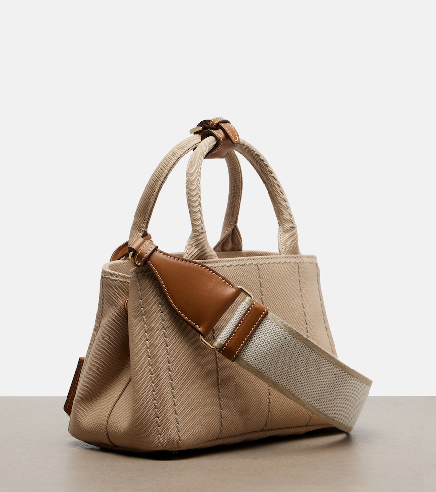  Prada Prada Henkeltasche Prada Jardinière Aus Canvas 