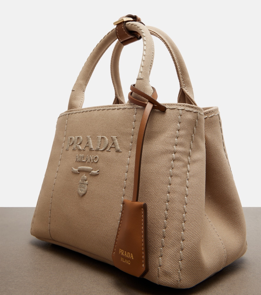 Prada Prada Henkeltasche Prada Jardinière Aus Canvas 