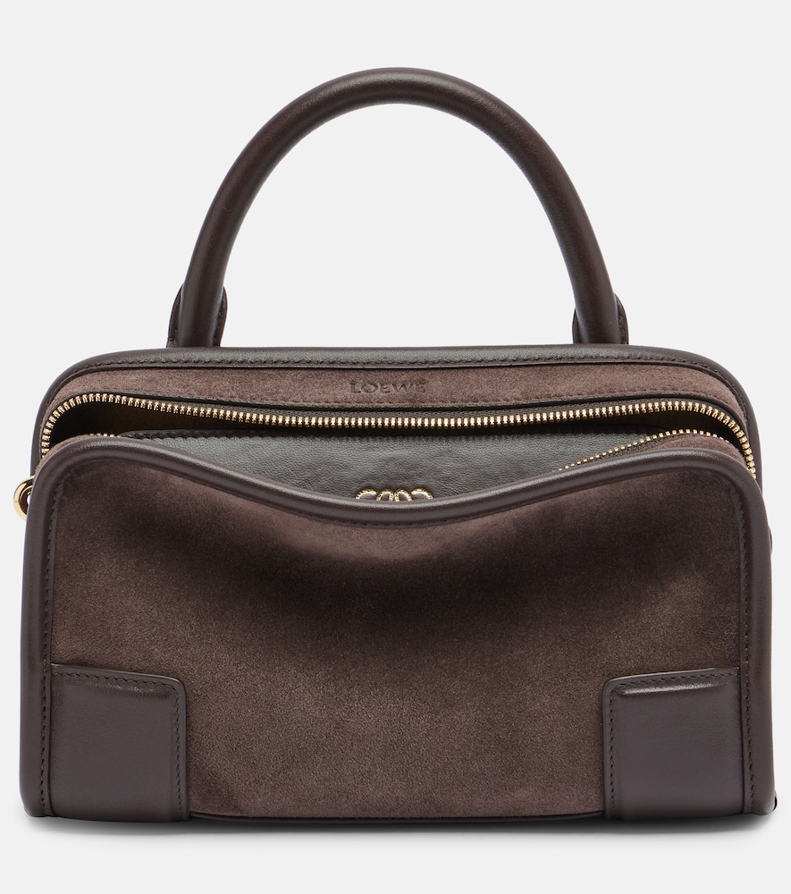 Henkeltasche Amazona 180 Mini aus Veloursleder