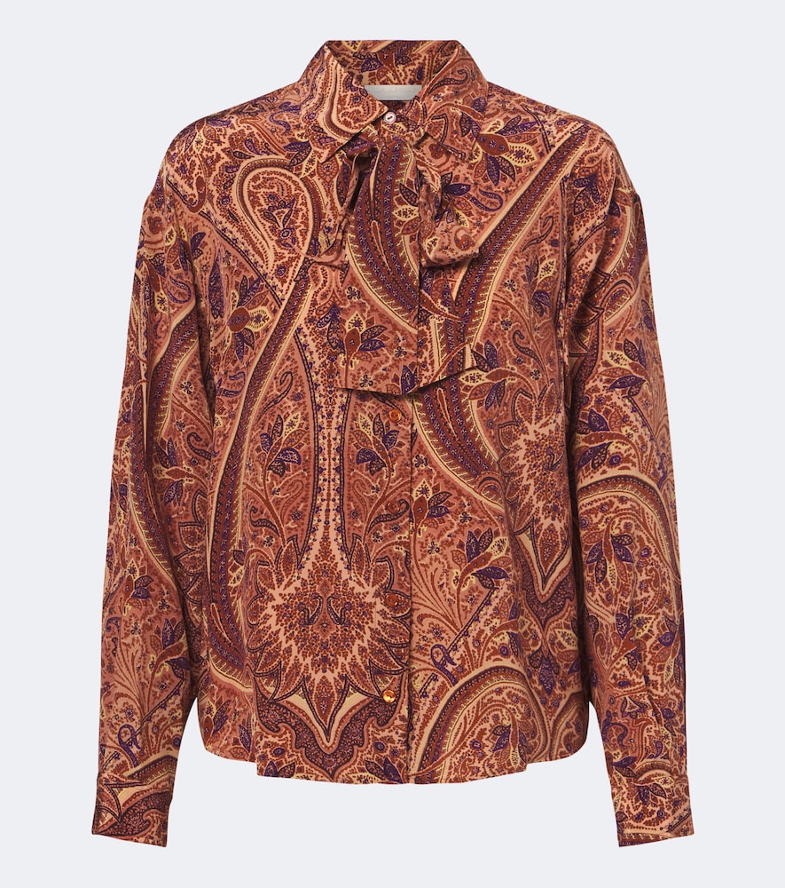 Blusa Lise in crêpe de chine di seta
