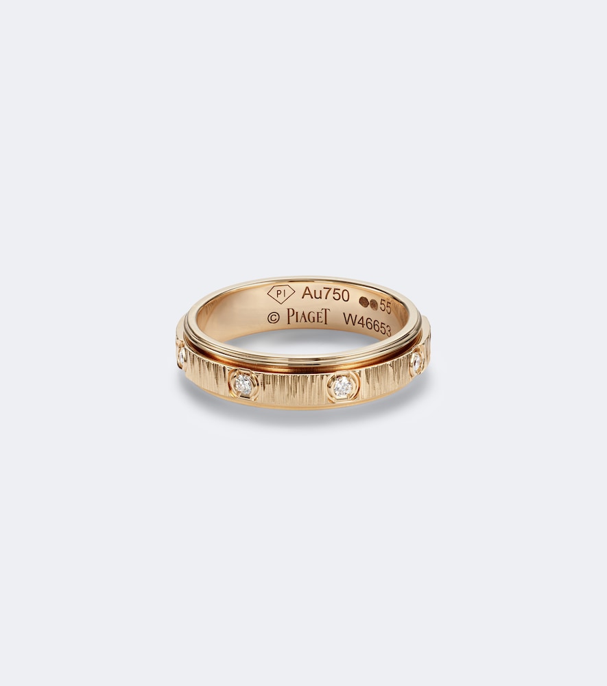 Anello Possession Décor Palace in oro rosa 18kt con diamanti
