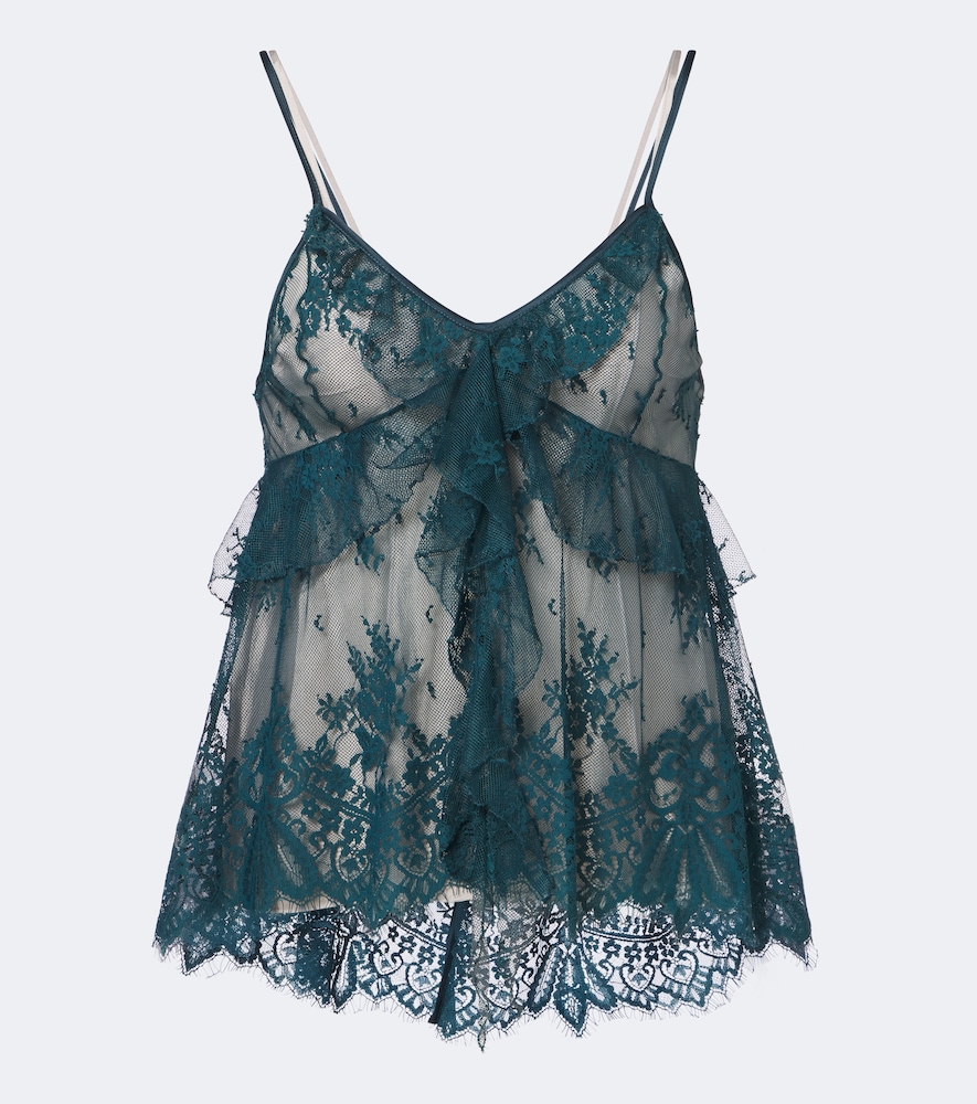 Ruffled Lace Camisole