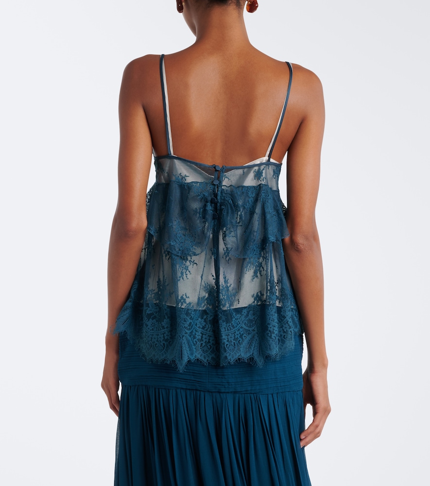 Ruffled Lace Camisole