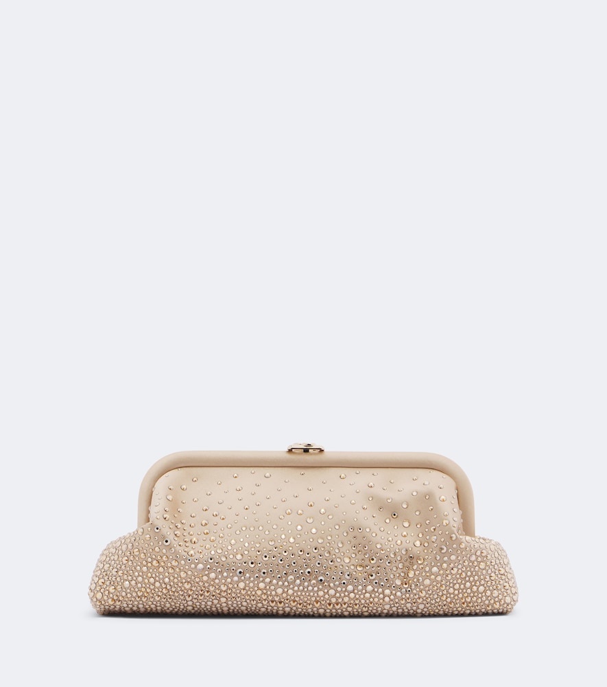 Verzierte Clutch Skylar aus Satin