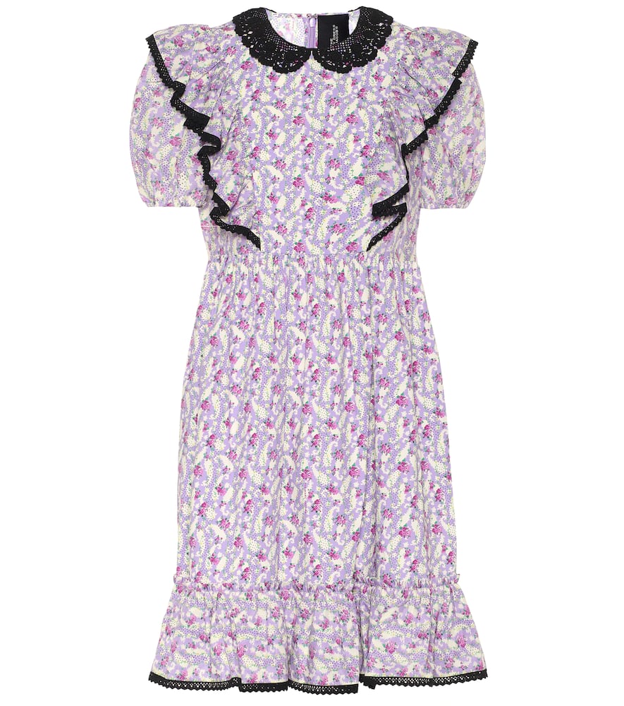 MARC JACOBS THE SHIRLEY FLORAL COTTON MIDI DRESS,P00445306