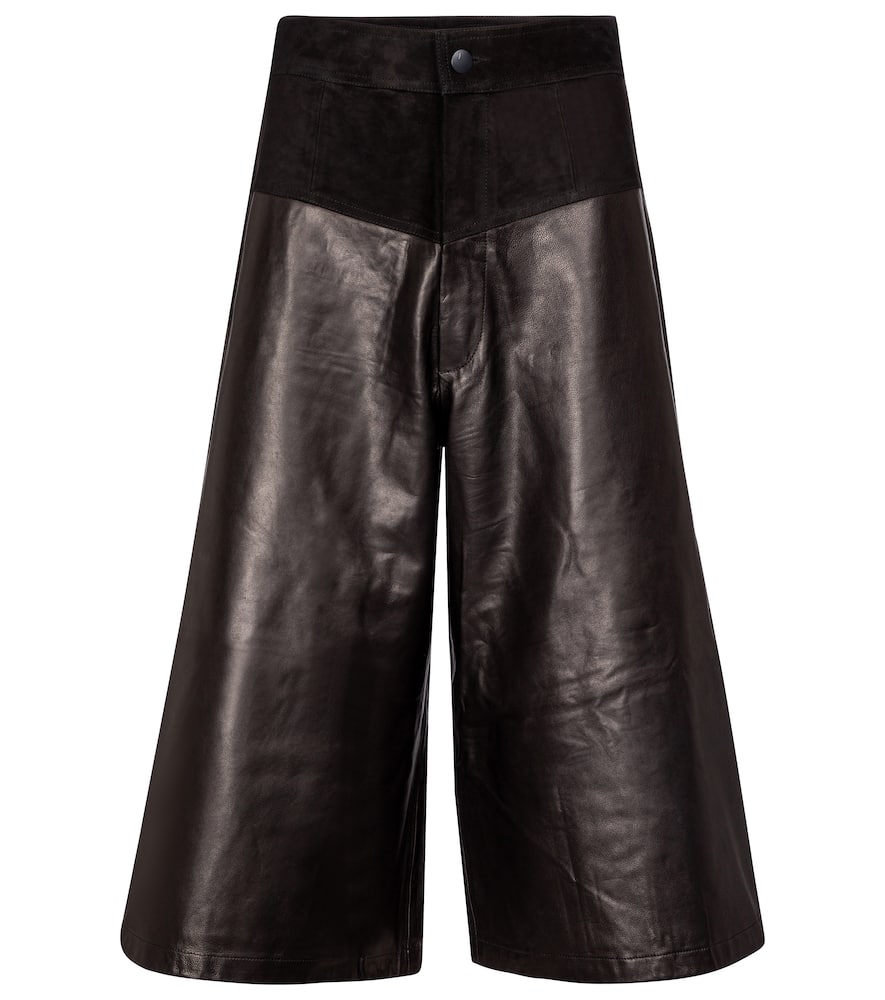 J BRAND EVIE LEATHER CULOTTES,P00523757