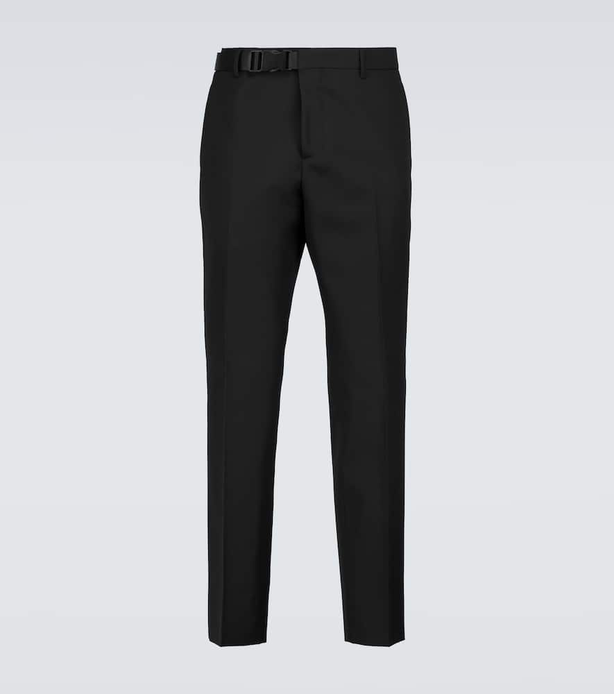Prada Buckled wool pants