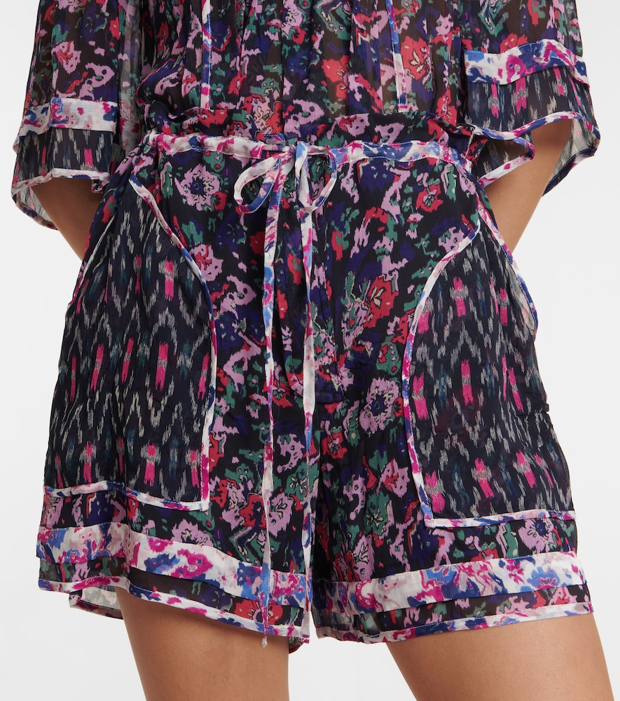  Marant Etoile Marant Etoile Riolmy Printed Georgette Shorts 