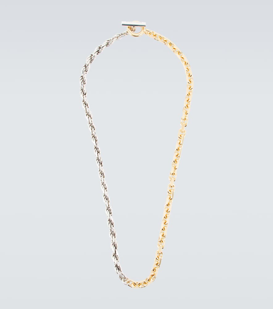 Chains gold-plated sterling silver bracelet