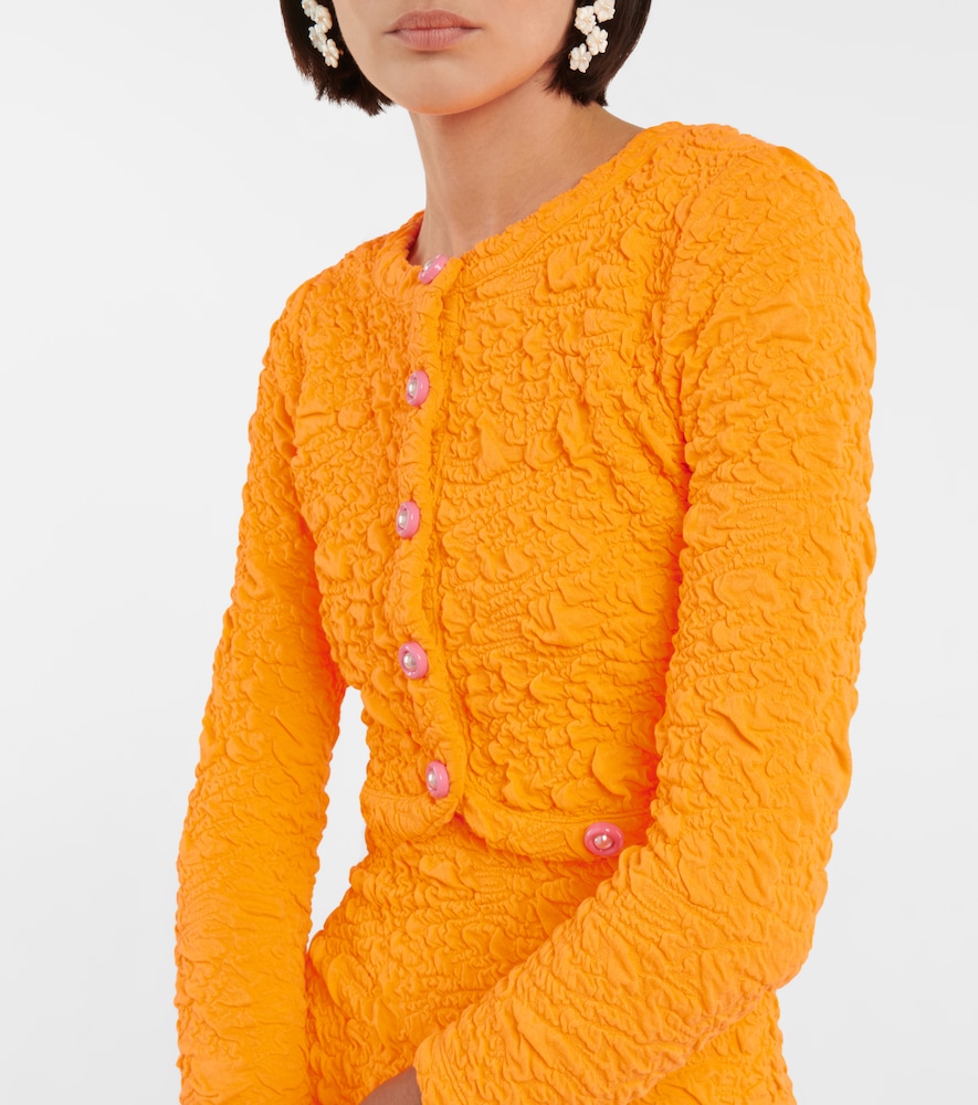  Loveshackfancy Loveshackfancy Cropped-cardigan Senina Aus Jersey 