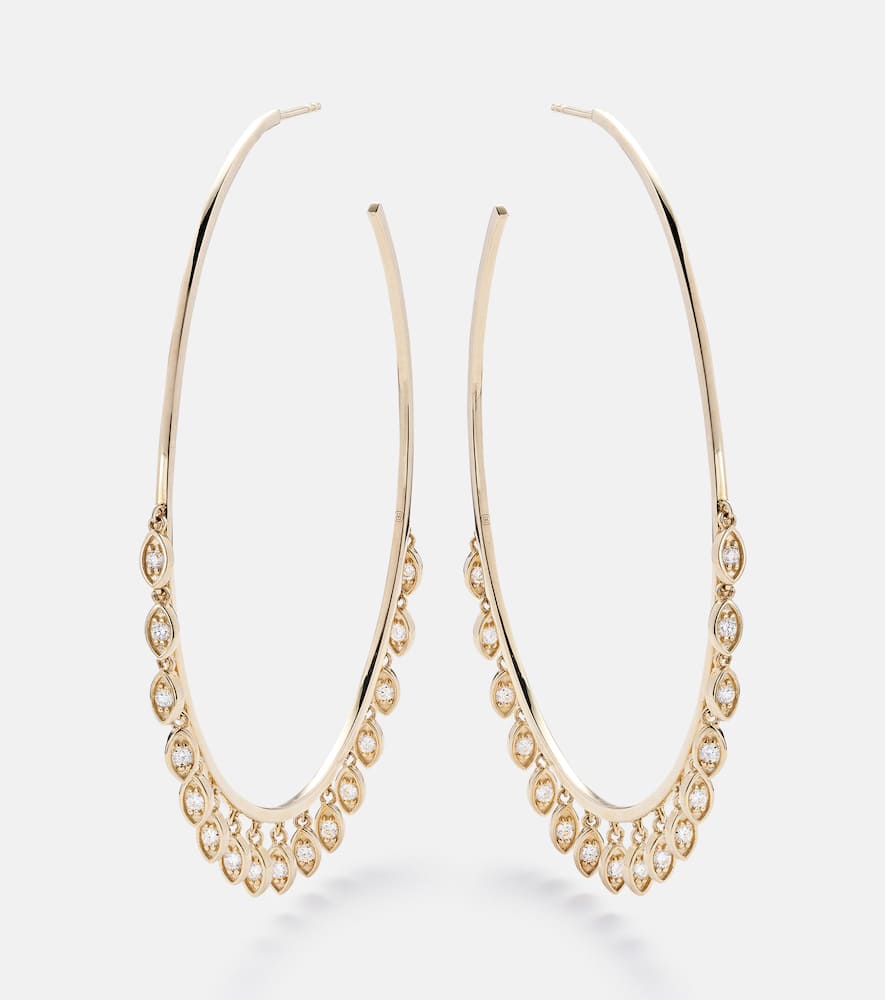 Sydney Evan Ohrringe Aus 14kt Gelbgold Mit Diamanten In Yellow Gold