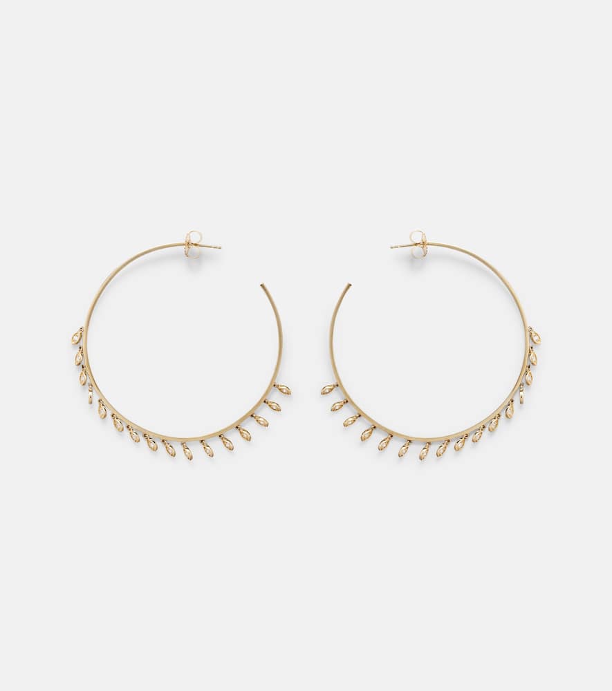Sydney Evan Ohrringe Aus 14kt Gelbgold Mit Diamanten In Yellow Gold