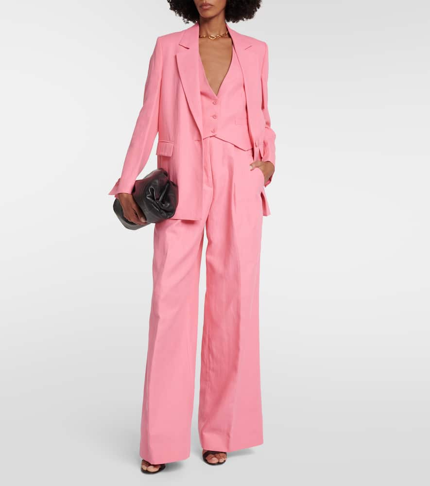 DOROTHEE SCHUMACHER COLORFUL LIGHTNESS COTTON AND LINEN VEST