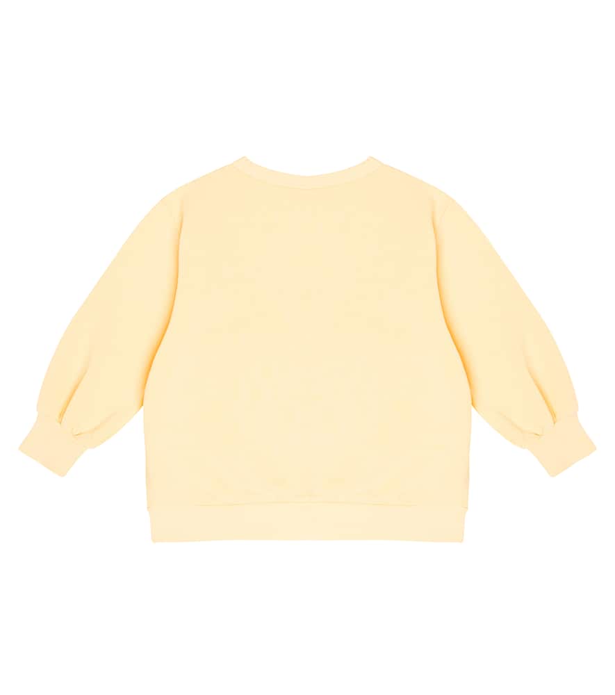 Tinycottons Mont Cherry Cotton Jersey Sweatshirt In White
