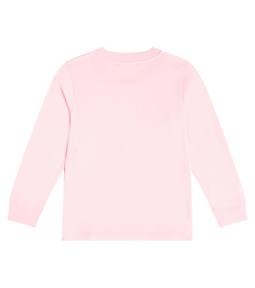 Shop Acne Studios Printed Cotton Jersey T-shirt In Pink