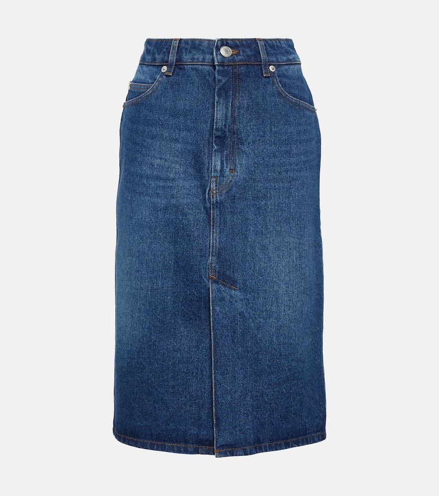 AMI Paris Ami Paris Denim pencil skirt　アミ パリ デニムペンシルスカート