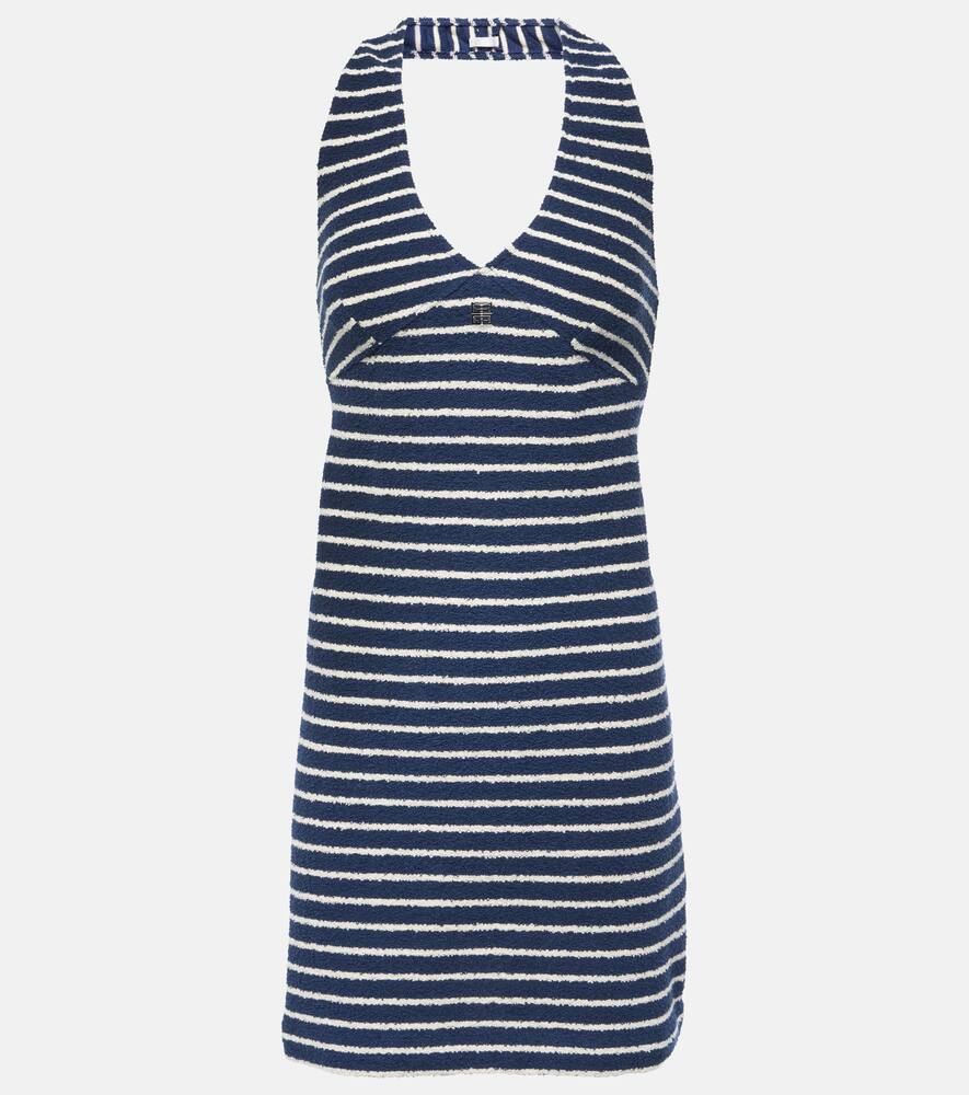 Givenchy Striped jacquard cotton-blend minidress