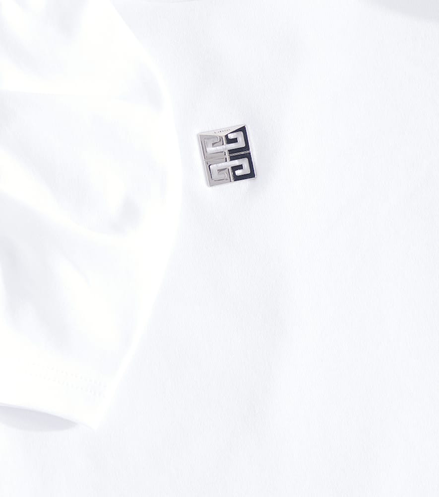 Givenchy T-shirt Aus Baumwoll-jersey In Weiss