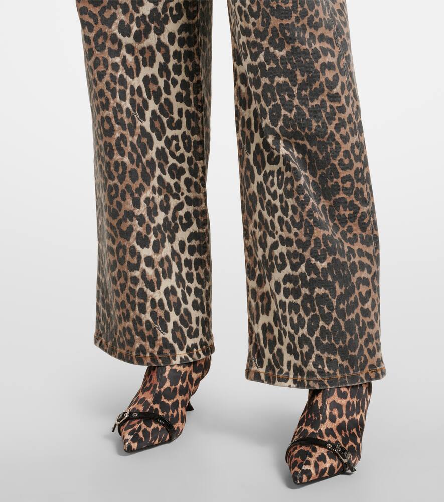 GANNI｜JEANS (Leopard Izey Jeans (J1527 943)) Leopard Leopard Izey Jeans | GANNI US