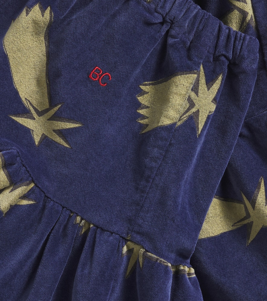 BOBO CHOSES SHOOTING STARS COTTON VELVET SKIRT