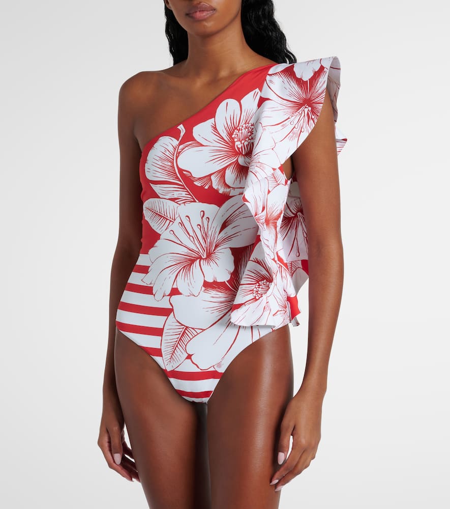 Shop Farm Rio Floral Chains Swimsuit In Multicolor