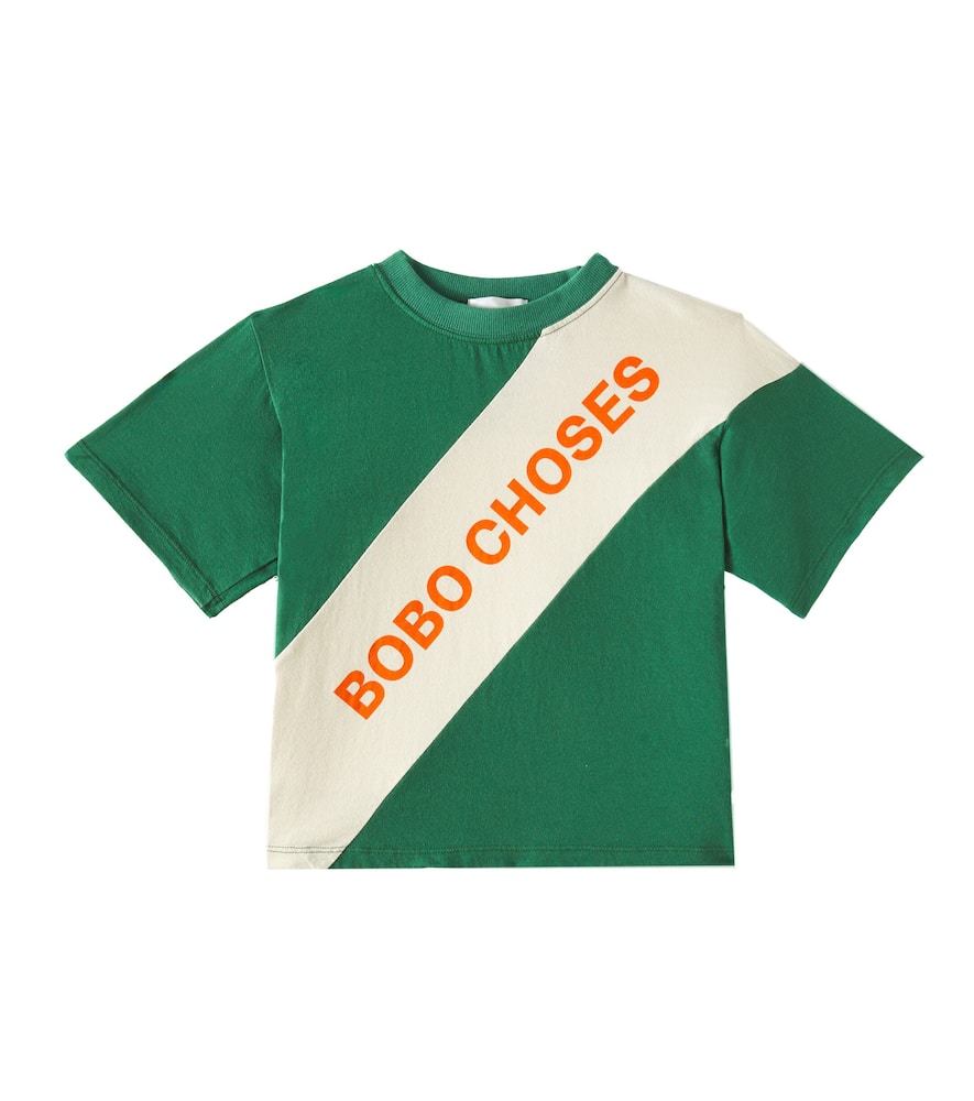 Bobo Choses Cotton Jersey T-shirt In Green