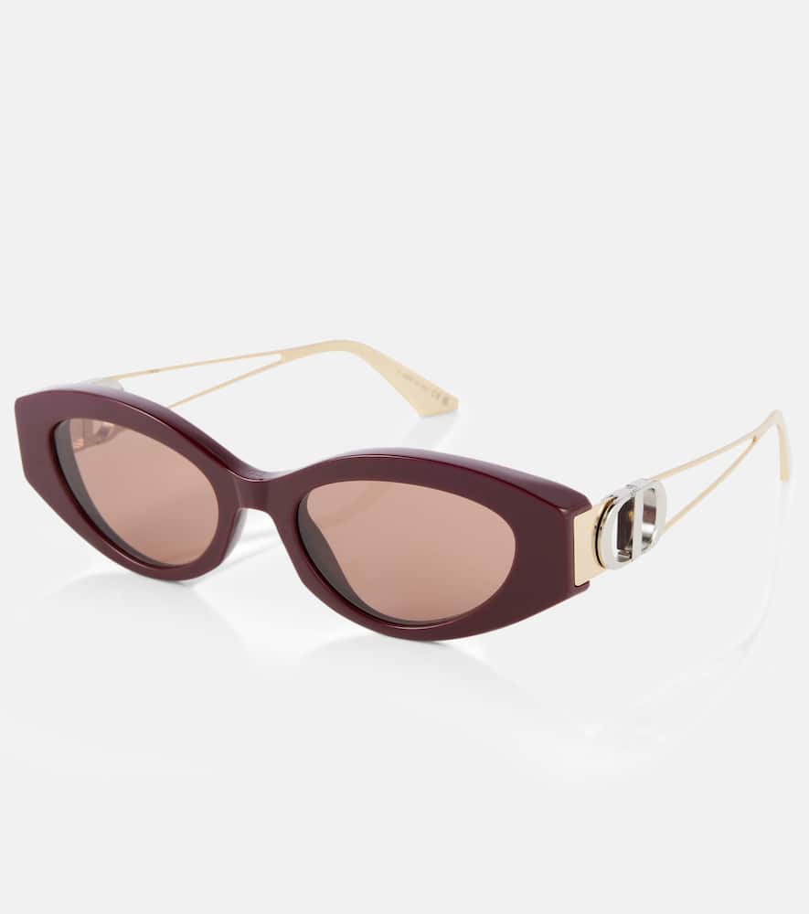 Shop Dior 30montaigne B6i Cat-eye Sunglasses In Rot