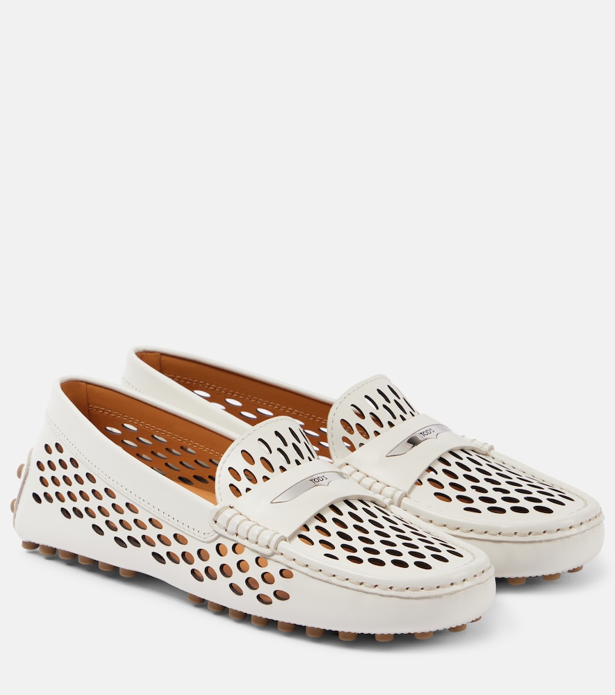 Tod's Gommino cutout leather driving shoes
