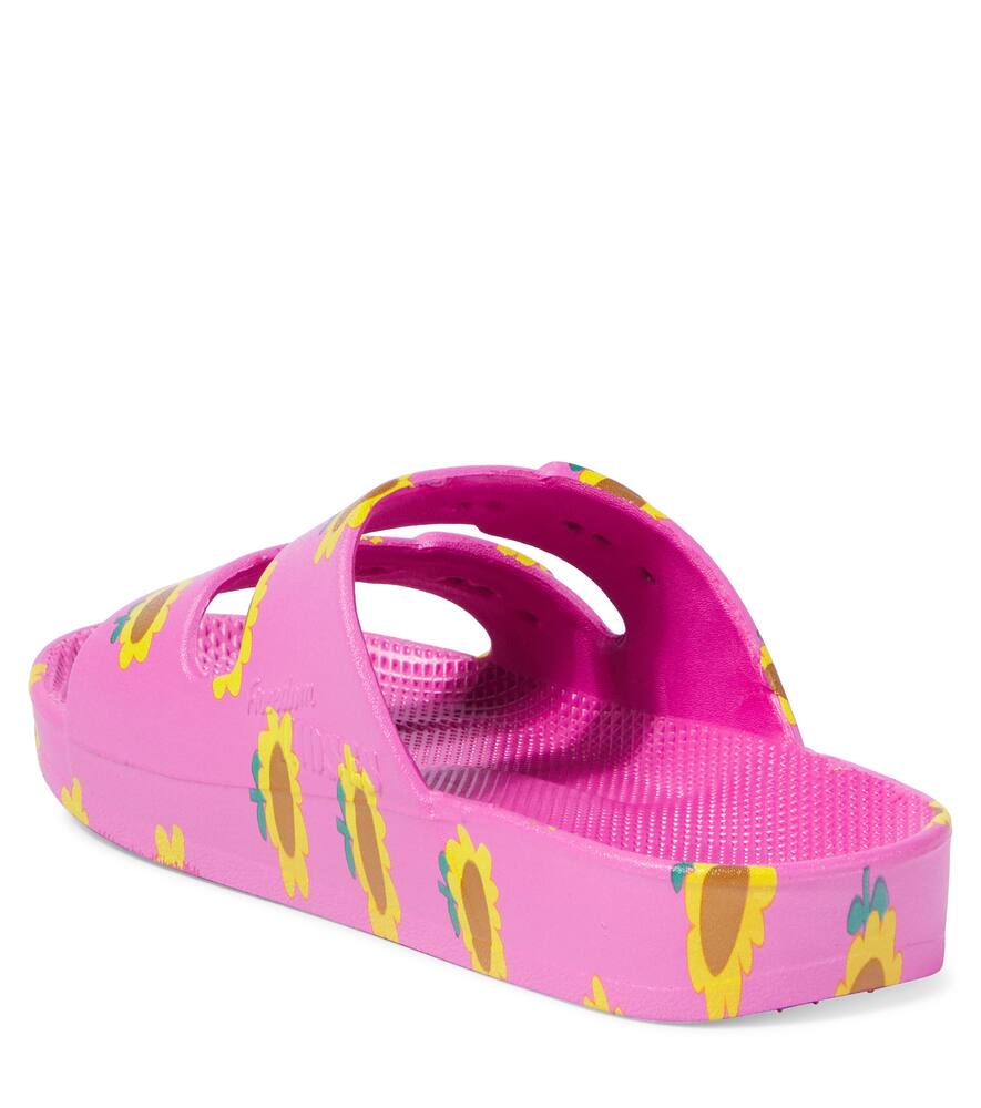 Bobo Choses Floral Sandals In Pink