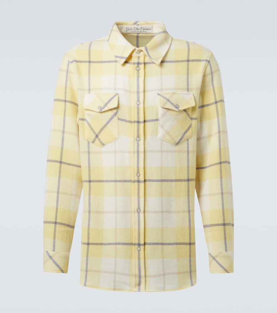 Dreamer plaid cashmere shirt