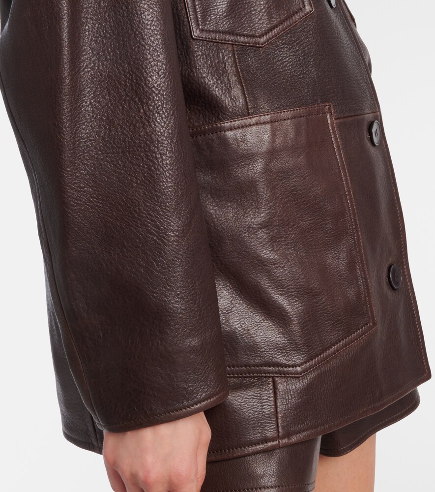  Nour Hammour Nour Hammour Leather Jacket 