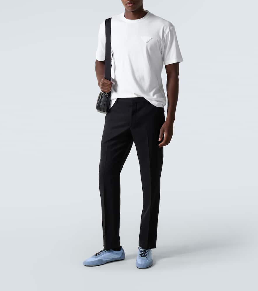 Prada Cotton Jersey T-shirt In White