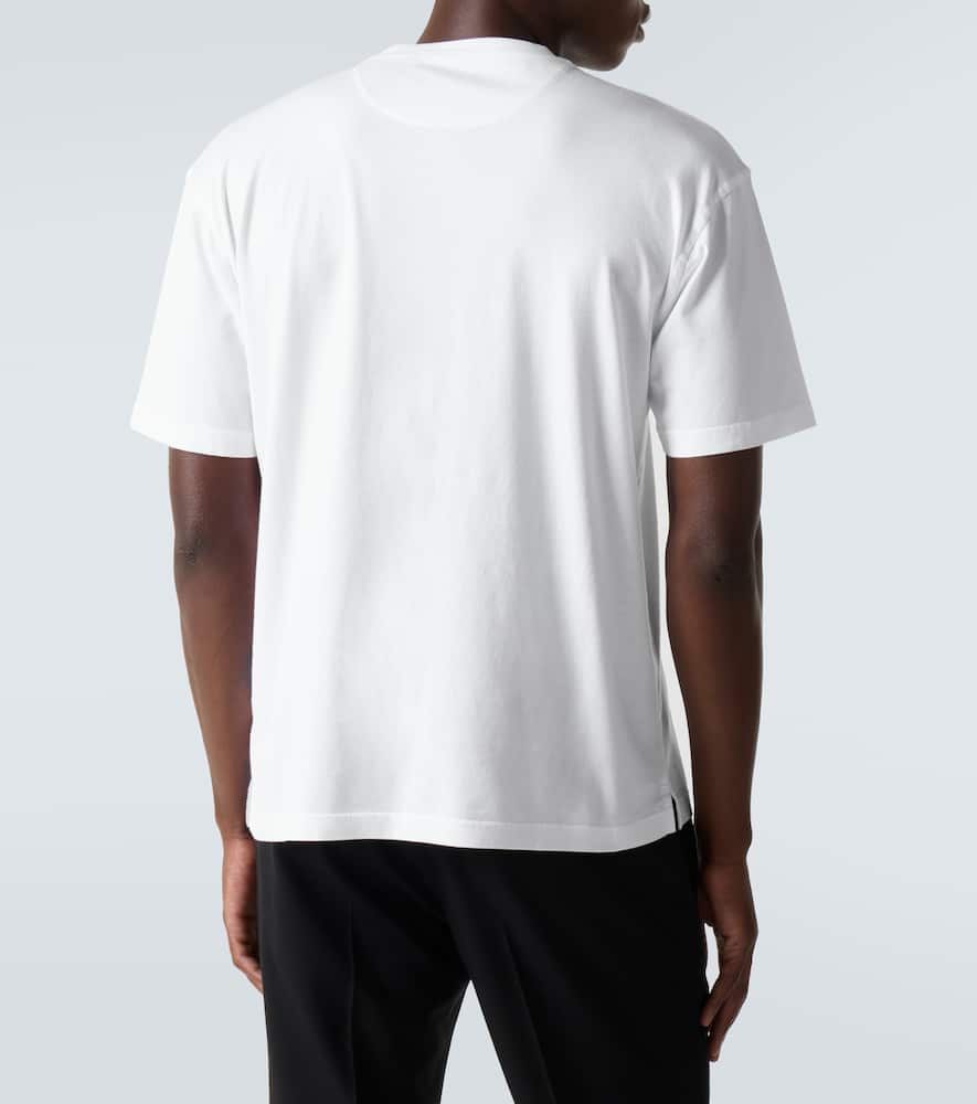 Prada Cotton Jersey T-shirt In White