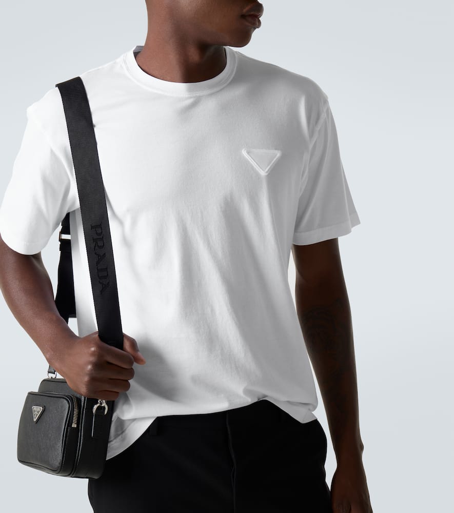 Prada Cotton Jersey T-shirt In White