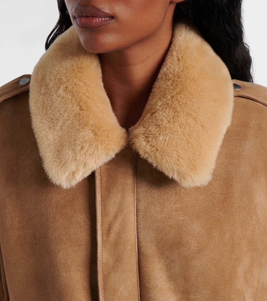  Prada Prada Jacke Aus Veloursleder Mit Shearling 