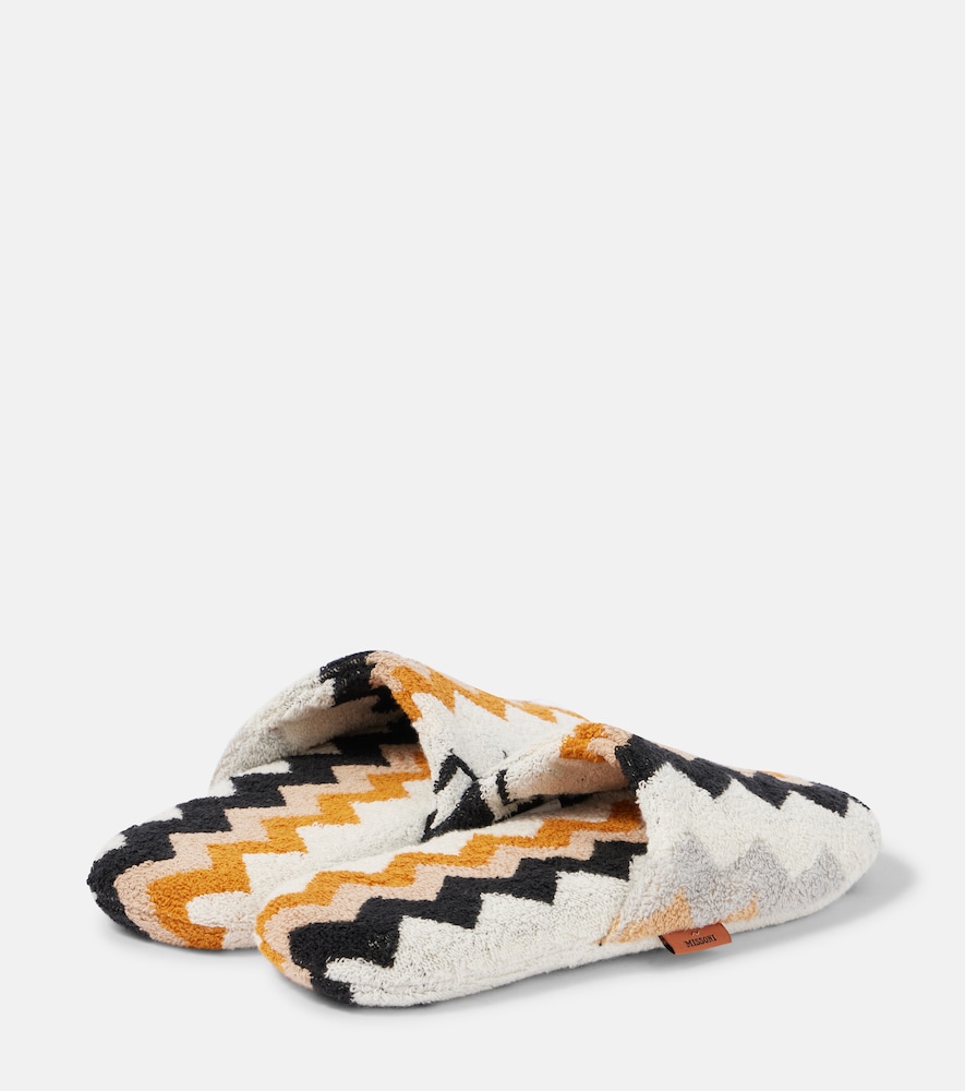  Missoni Missoni Slippers In Spugna A Zig-zag 