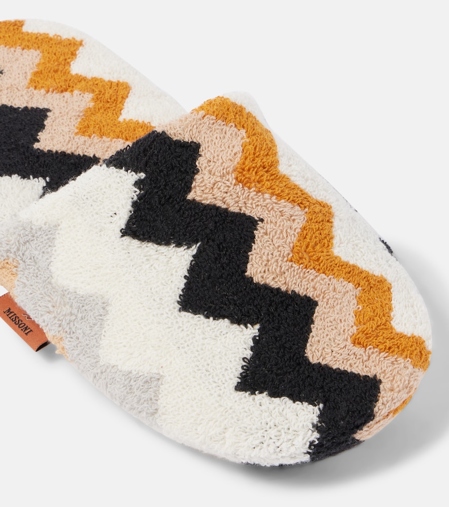  Missoni Missoni Slippers In Spugna A Zig-zag 