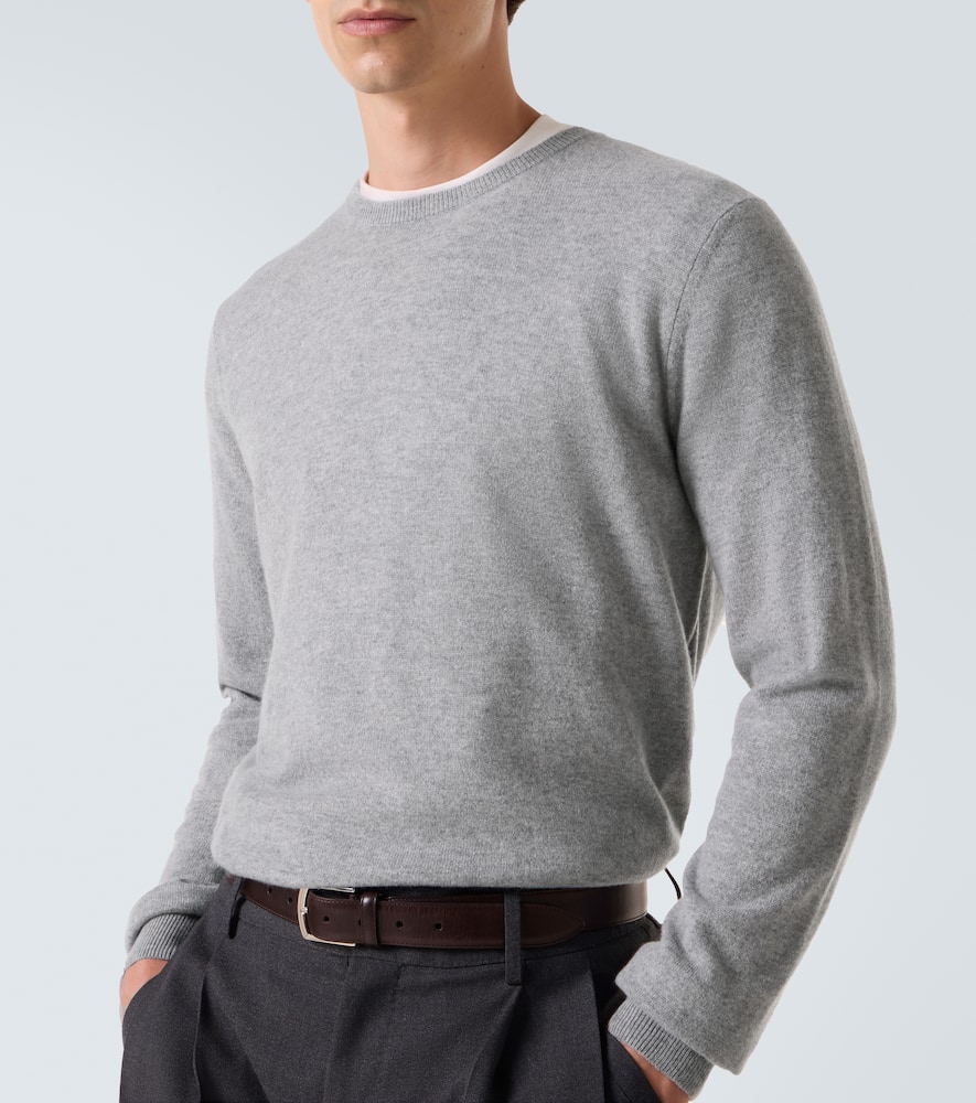 Rubinacci Cashmere Sweater In Gray
